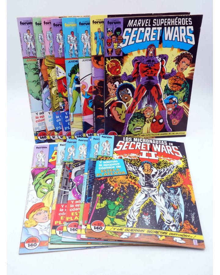 Cubierta de SECRET WARS II LOTE DE 15. 2 23 31 A 38 41 43 44 46 Y 48 (Vvaa) Forum 1985