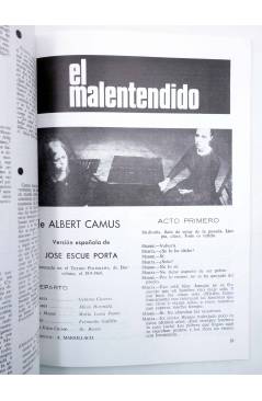 Muestra 2 de PRIMER ACTO. REVISTA DE TEATRO 116. CAMUS 1970: EL MALENTENDIDO (Vvaa) Primer Acto 1970