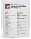 Contracubierta de PRIMER ACTO. REVISTA DE TEATRO 133. DOS AUTORES CATALANES: TEIXIDOR Y MELENDRES (Vvaa) Primer Acto 197