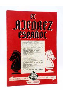 Cubierta de REVISTA EL AJEDREZ ESPAÑOL 25. SEPTIEMBRE 1957 (Vvaa) FEDA 1957