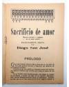 Muestra 2 de LA NOVELA CON REGALO AÑO II Nº 6. SACRIFICIO DE AMOR (Diego San José) Valencia 1917