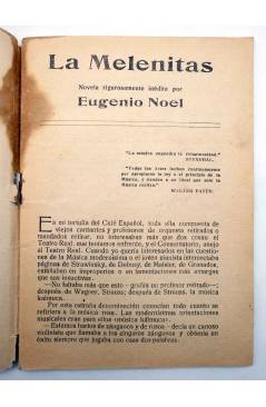 Muestra 2 de LA NOVELA CON REGALO AÑO II Nº 7. LA MELENITAS (Eugenio Noel) Valencia 1917