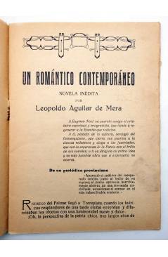 Muestra 3 de LA NOVELA CON REGALO AÑO II Nº 9. UN ROMÁNTICO CONTEMPORÁNEO (Leopoldo Aguilar De Mera) Valencia 1917