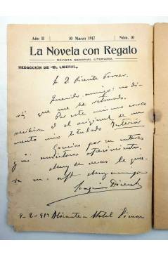 Muestra 1 de LA NOVELA CON REGALO AÑO II Nº 10. INTERIOR (Joaquín Dicenta) Valencia 1917