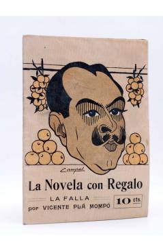 Cubierta de LA NOVELA CON REGALO AÑO II Nº 11. LA FALLA (Vicente Pla Mompó) Valencia 1917