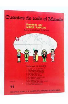 Contracubierta de CUENTOS DE TODO EL MUNDO SERIE B 11. EL HOMBRE DEL LAGO (Sotillos / María Pascual) Toray 1975