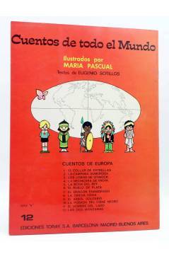 Contracubierta de CUENTOS DE TODO EL MUNDO SERIE B 12. LAS DOS MANZANAS (Sotillos / María Pascual) Toray 1975
