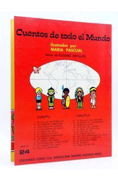 Contracubierta de CUENTOS DE TODO EL MUNDO SERIE B 24. CABELLOS DE ORO (Sotillos / María Pascual) Toray 1975