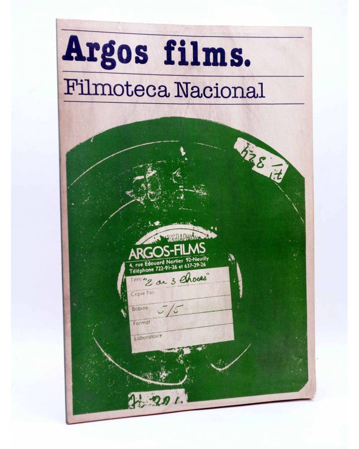 Cubierta de DOSSIER ARGOS FILMS (Vvaa) Filmoteca Nacional 1976