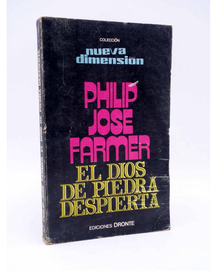 Cubierta de LIBROS NUEVA DIMENSIÓN 9. EL DIOS DE PIEDRA DESPIERTA (Philip Jose Farmer) Dronte Arg. 1977