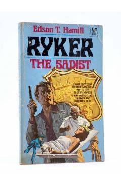 Cubierta de RYKER: THE SADIST (Edson T. Hamill) Leisure Books 1975