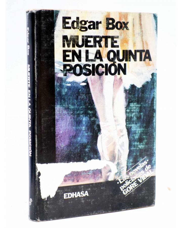 Cubierta de MUERTE EN LA QUINTA POSICIÓN (Edgar Box - Gore Vidal) Edhasa 1986