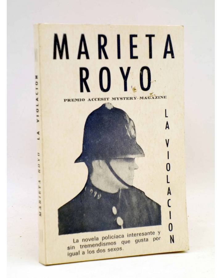 Cubierta de LA VIOLACIÓN. PREMIO ACCÉSIT MYSTERY MAGAZINE (Marieta Royo) Valencia 1971