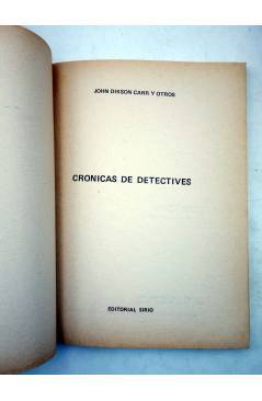 Muestra 1 de EL CLUB DE LA AVENTURA. CRÓNICAS DE DETECTIVES (John Dickinson Carr Y Otros) Sirio Arg. 1977