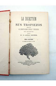 Muestra 1 de LA DIGESTIÓN Y SUS TROPIEZOS (Dr. D. Gaspar Sentiñón) Pablo Riera 1880