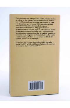 Contracubierta de INFERNO (Jesús David Curbelo) Letras Cubanas 1999