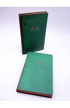Muestra 1 de THE JUNGLE BOOKS VOLS 1 Y 2. ILLUSTRATIONS BY ALDREN WATSON (Rudyard Kipling) Doubleday 1948