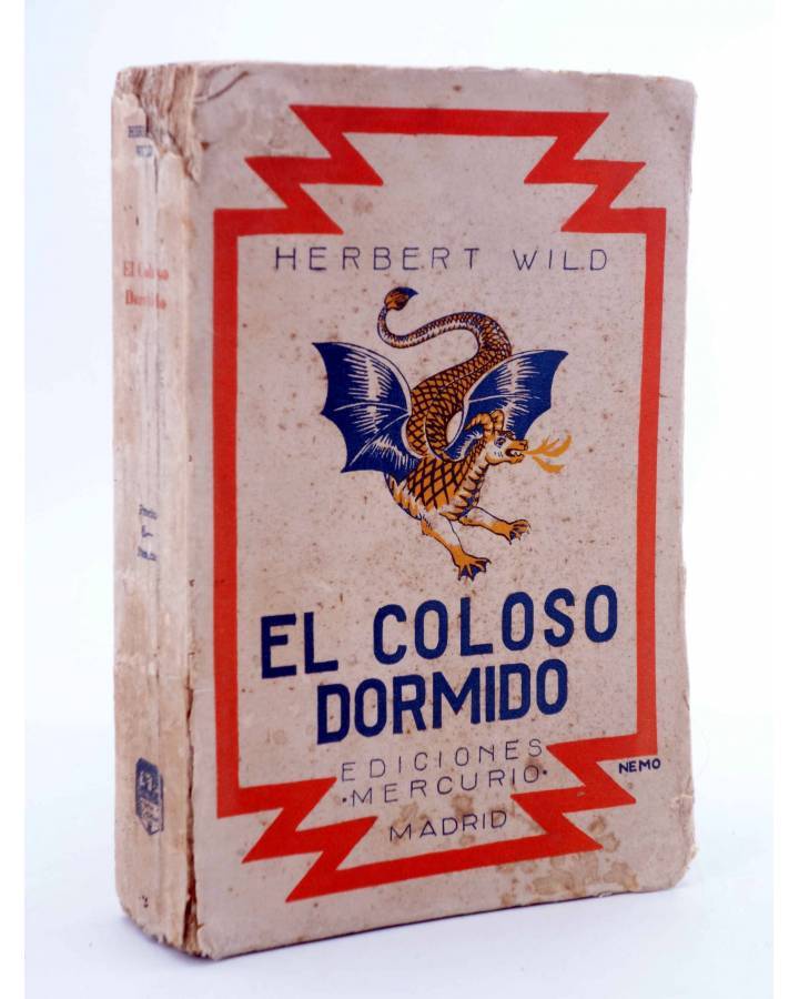 Cubierta de EL COLOSO DORMIDO (Herbert Wild) Mercurio 1927