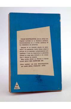 Contracubierta de COLECCIÓN ANTENA 54. CALLE MONMARTRE 125 (André Gillois) Cid 1959