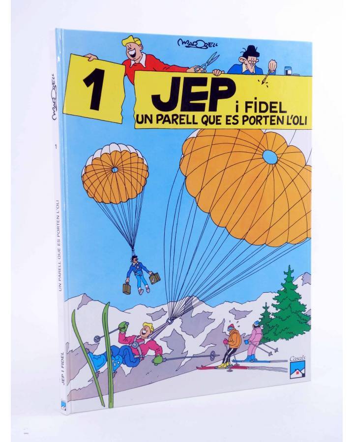 Cubierta de JEP I FIDEL 1. UN PARELL QUE ES PORTEN L'OLI (Josep María Madorell) Casals 1989