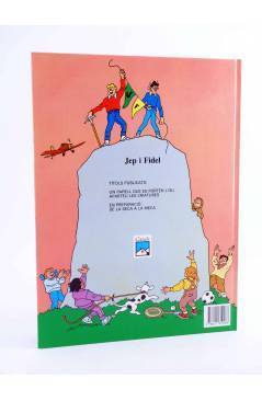 Contracubierta de JEP I FIDEL 1. UN PARELL QUE ES PORTEN L'OLI (Josep María Madorell) Casals 1989