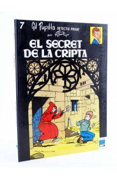 Cubierta de GIL PUPIL.LA DETECTIU PRIVAT 7. EL SECRET DE LA CRIPTA (M. Tillieux) Casals 1989