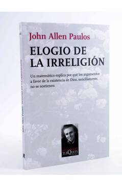 Cubierta de METATEMAS 106. ELOGIO DE LA IRRELIGIÓN (John Allen Paulos) Tusquets 2009