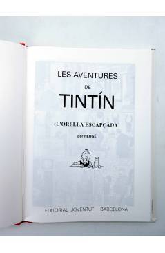 Muestra 1 de LES AVENTURES DE TINTIN L'ORELLA ESCAPÇADA. BLANC I NEGRE (Hergé) Joventud 1994
