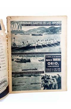 Muestra 1 de MARCA SEMANARIO GRÁFICO DE LOS DEPORTES Nº 187. 8 de septiembre de 1942. NATACIÓN: EQUIPO FEMENINO DE CASTI