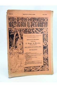 Cubierta de EL PROGRESO AGRICOLA Y PECUARIO AÑO IX Nº 433 (Vvaa) Madrid 1905