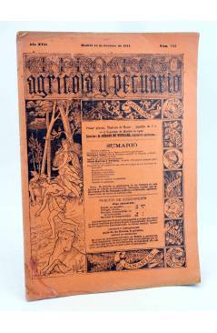 Cubierta de EL PROGRESO AGRICOLA Y PECUARIO AÑO IX Nº 743 (Vvaa) Madrid 1911