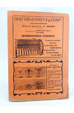 Contracubierta de EL PROGRESO AGRICOLA Y PECUARIO AÑO IX Nº 743 (Vvaa) Madrid 1911