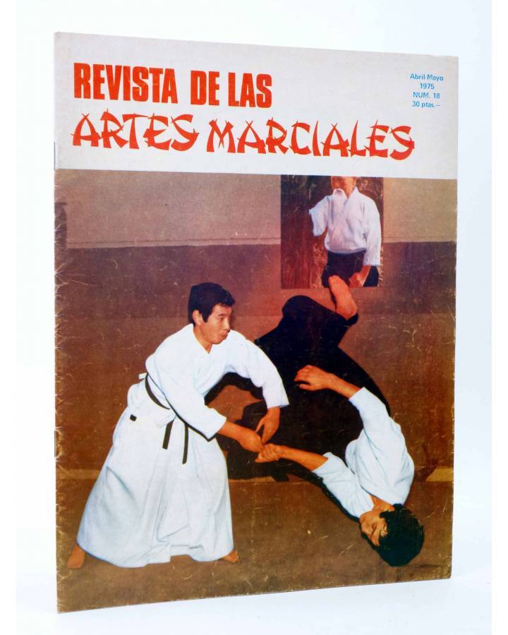 Cubierta de REVISTA DE LAS ARTES MARCIALES 18. ABRIL-MAYO 1975 (Vvaa) Alas 1975