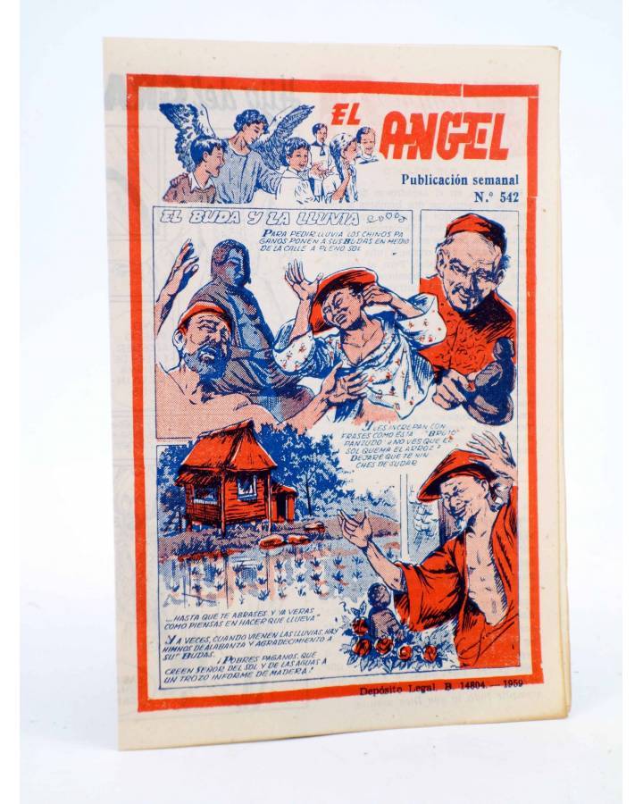 Cubierta de EL ÁNGEL. PUBLICACIÓN SEMANAL Nº 542 (Vvaa) Barcelona 1959