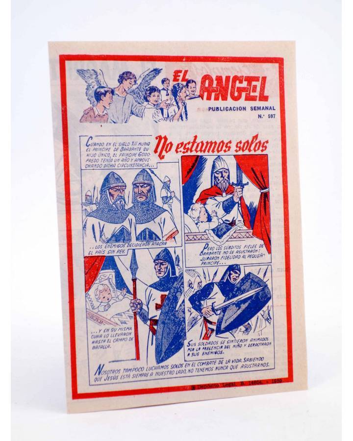 Cubierta de EL ÁNGEL. PUBLICACIÓN SEMANAL Nº 597 (Vvaa) Barcelona 1959