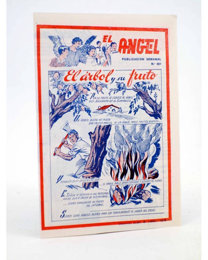 Cubierta de EL ÁNGEL. PUBLICACIÓN SEMANAL Nº 601 (Vvaa) Barcelona 1959