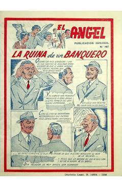 Contracubierta de EL ÁNGEL. PUBLICACIÓN SEMANAL Nº 607 (Vvaa) Barcelona 1959