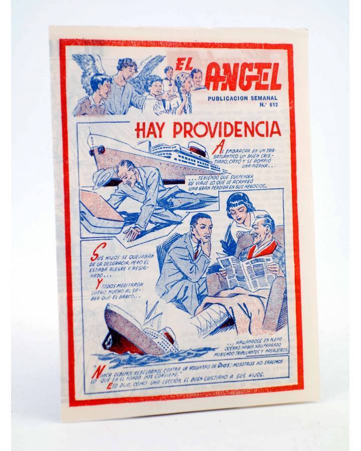 Cubierta de EL ÁNGEL. PUBLICACIÓN SEMANAL Nº 612 (Vvaa) Barcelona 1959