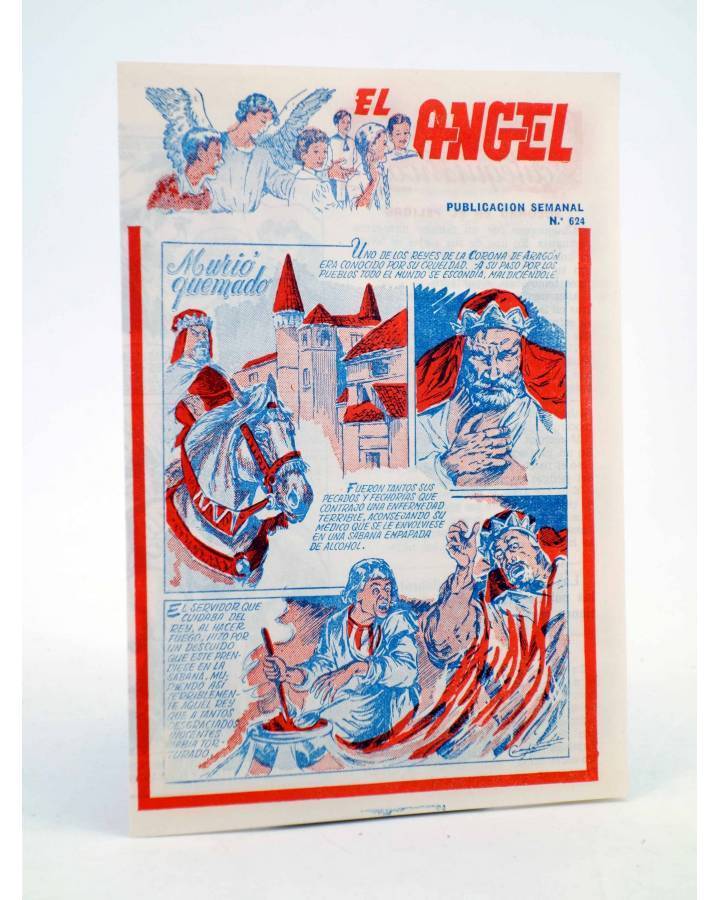 Cubierta de EL ÁNGEL. PUBLICACIÓN SEMANAL Nº 624 (Vvaa) Barcelona 1959