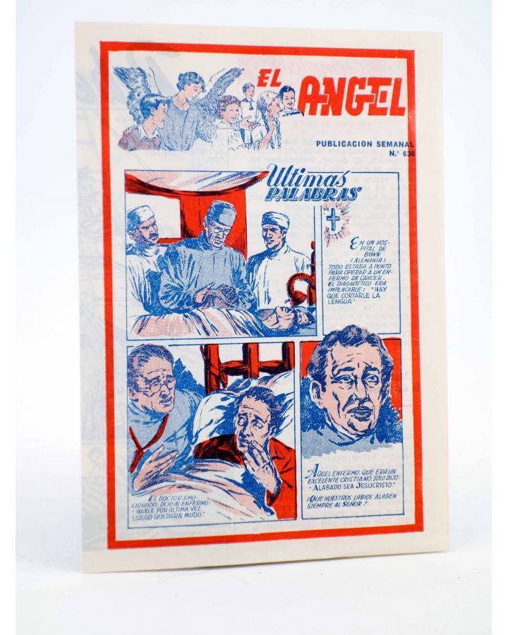 Cubierta de EL ÁNGEL. PUBLICACIÓN SEMANAL Nº 630 (Vvaa) Barcelona 1959