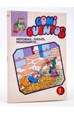 Cubierta de COMI CUENTOS 2. HISTORIAS JUEGOS PASATIEMPOS (Rojas De La Cámara) Valenciana 1984