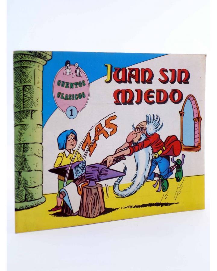 Cubierta de CUENTOS CLÁSICOS 1. JUAN SIN MIEDO (Liceras) Valenciana 1983
