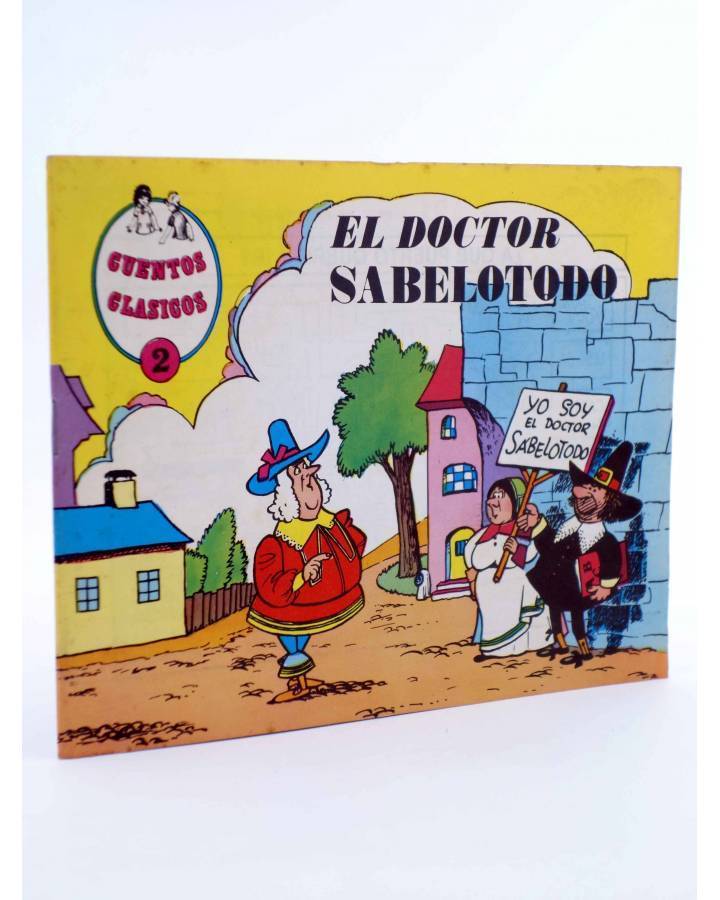 Cubierta de CUENTOS CLÁSICOS 2. EL DOCTOR SABELOTODO (Liceras) Valenciana 1983