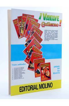 Contracubierta de LAS AVENTURAS DE GUILLERMO 2. EL BAILE DE DISFRACES. ÉXITO EN TELEVISIÓN (Beaumont) Molino 1980