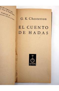 Muestra 1 de UNA AVENTURA DEL PADRE BROWN 6. EL CUENTO DE HADAS (G. K. Chesterton) La Isla 1955
