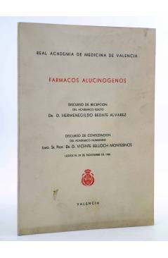 Cubierta de FÁRMACOS ALUCINÓGENOS (H. Bedate Álvarez / V. Belloch Montesinos) Valencia 1968