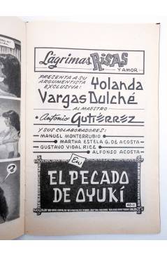 Muestra 2 de LÁGRIMAS RISAS Y AMOR 40. YESENIA (Yolanda Vargas Dulce / Antonio Gutiérrez) Edar 1978