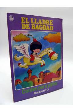 Cubierta de CONTES PER A PINTAR 4. EL LLADRE DE BAGDAD POR PELLICER. Bruguera 1986
