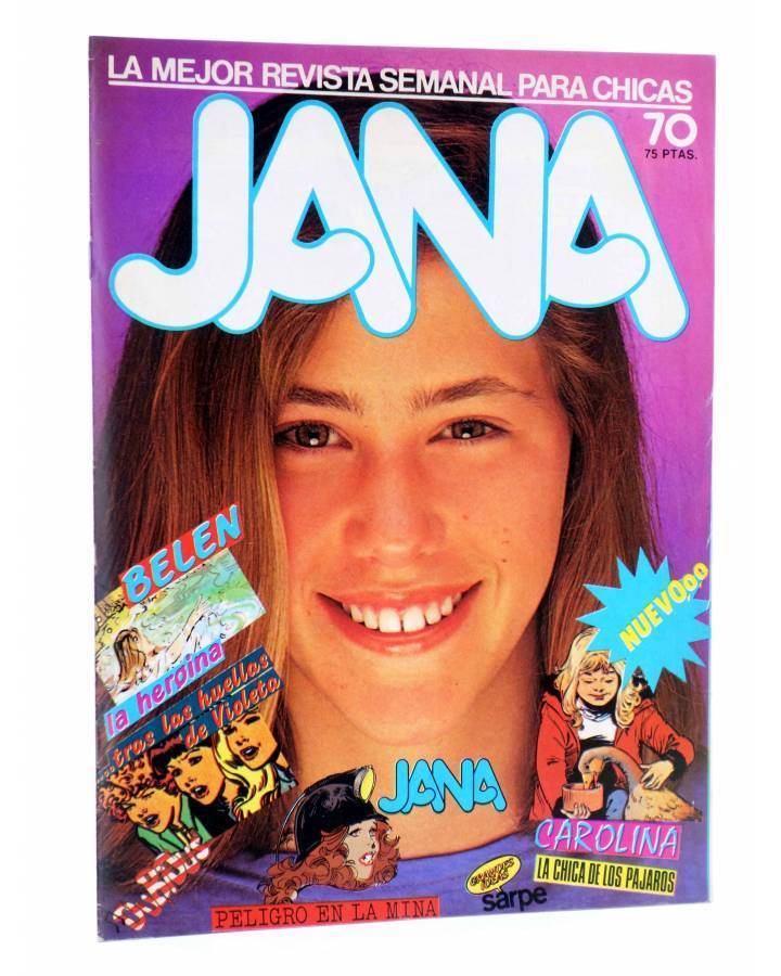Cubierta de JANA. LA MEJOR REVISTA PARA CHICAS 70 (Purita Campos Y Otros) Sarpe 1984