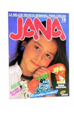 Cubierta de JANA. LA MEJOR REVISTA PARA CHICAS 78 (Purita Campos Y Otros) Sarpe 1984